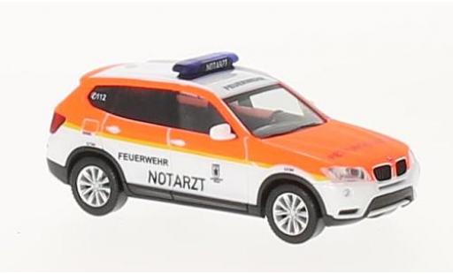 Bmw X3 1/87 Herpa Feuerwehr München / Notarzt diecast model cars