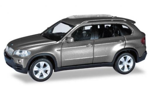 Bmw X5 1/87 Herpa metallic grey diecast model cars