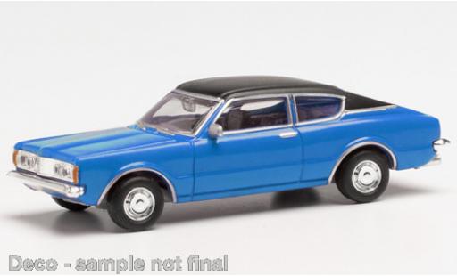 Diecast model cars Ford Taunus 1/87 Herpa TC I Coupe blue/black Ford Taunus 1/87 Herpa TC I Coupe blue/black diecast model cars