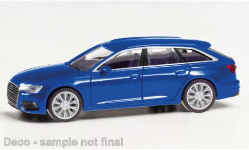 Diecast model cars Audi A6 1/87 Herpa Avant metallise blue Audi A6 1/87 Herpa Avant metallise blue diecast model cars