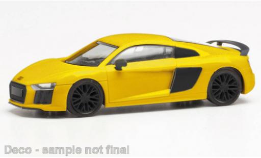 Audi R8 1/87 Herpa V10 Plus yellow diecast model cars