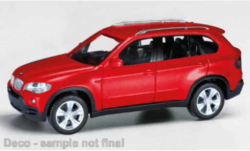Bmw X5 1/87 Herpa metallise red diecast model cars