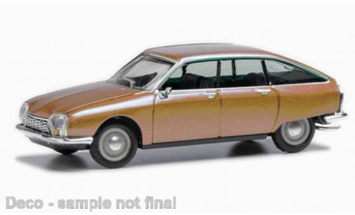 Diecast model cars Citroen GS 1/87 Herpa metallise beige Citroen GS 1/87 Herpa metallise beige diecast model cars