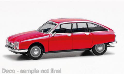 Citroen GS 1/87 Herpa red diecast model cars