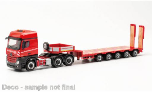 Diecast model cars Mercedes Actros 1/87 Herpa Bigspace 6x4 Morschhäuser Mercedes Actros 1/87 Herpa Bigspace 6x4 Morschhäuser diecast model cars
