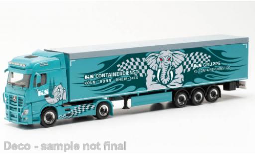 Diecast model cars Mercedes Actros 1/87 Herpa Bigspace KS Containerdienst Mercedes Actros 1/87 Herpa Bigspace KS Containerdienst diecast model cars