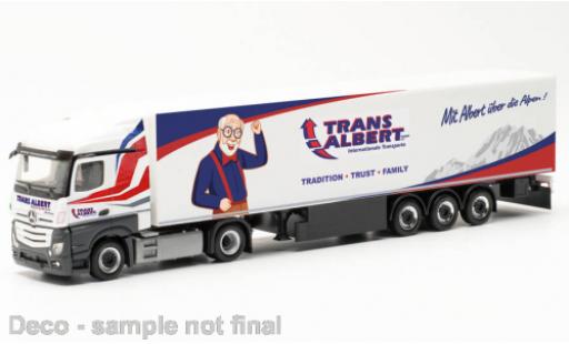 Diecast model cars Mercedes Actros 1/87 Herpa Streamspace 2.5 Transalbert (I) Mercedes Actros 1/87 Herpa Streamspace 2.5 Transalbert (I) diecast model cars