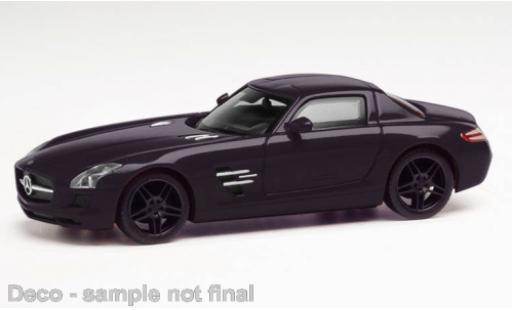 Diecast model cars Mercedes SLS 1/87 Herpa AMG black Mercedes SLS 1/87 Herpa AMG black diecast model cars