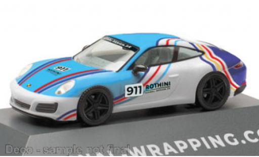 Porsche 911 1/87 Herpa Carrera Signal Wrapping Edition 2023 / Rothini diecast model cars