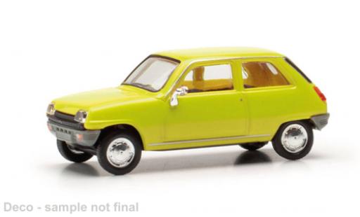 Renault 5 1/87 Herpa yellow diecast model cars