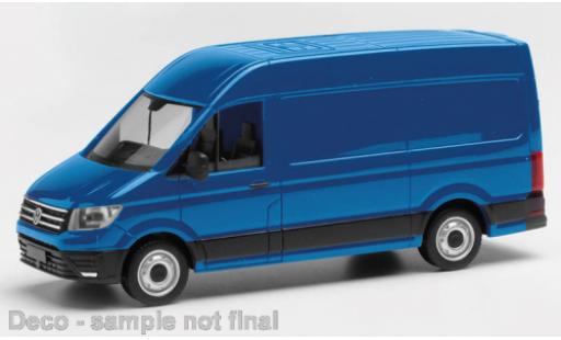 Volkswagen Crafter 1/87 Herpa fourgon HD blue diecast model cars