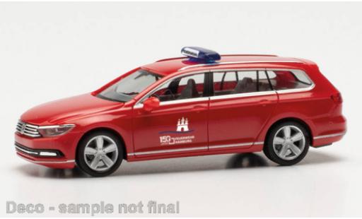Volkswagen Passat 1/87 Herpa Variant GTE pompiers Hamburg diecast model cars