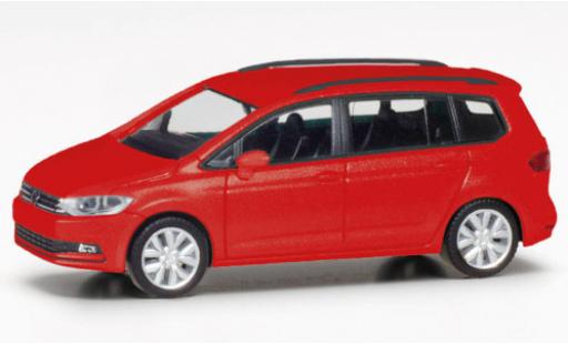 Diecast model cars Volkswagen Touran 1/87 Herpa metallise red Volkswagen Touran 1/87 Herpa metallise red diecast model cars