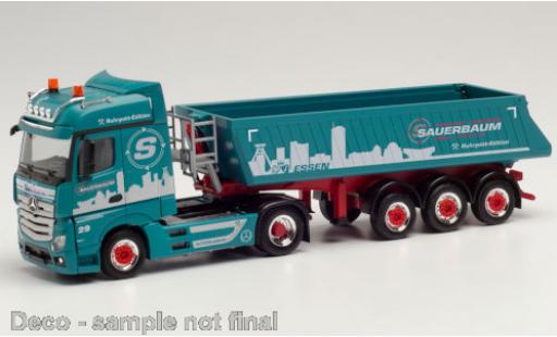 Diecast model cars Mercedes Actros 1/87 Herpa Bigspace 2.5 Sauerbaum Schmitz Kipp-Sattelzug Mercedes Actros 1/87 Herpa Bigspace 2.5 Sauerbaum Schmitz Kipp-Sattelzug diecast model cars