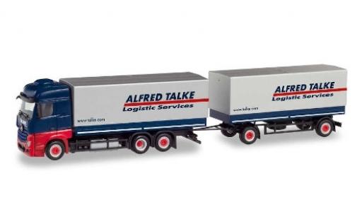 Mercedes Actros 1/87 Herpa Bigspace Alfred Talke Plan-camion avec remorque diecast model cars