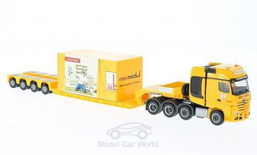 Mercedes Actros 1/87 Herpa SLT Max Bögl Tieflade-SZ mit Ladegut diecast model cars