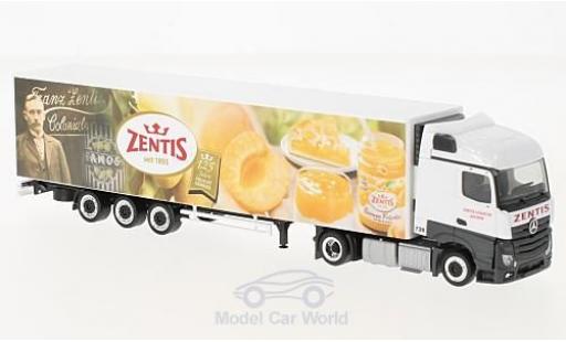 Mercedes Actros 1/87 Herpa Streamspace 125 Jahre Zentis Kühlkoffer-Lowliner-SZ diecast model cars