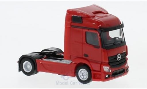 Diecast model cars Mercedes Actros 1/87 Herpa Streamspace 2.3 red 2018 2-achs Zugmaschine Mercedes Actros 1/87 Herpa Streamspace 2.3 red 2018 2-achs Zugmaschine diecast model cars