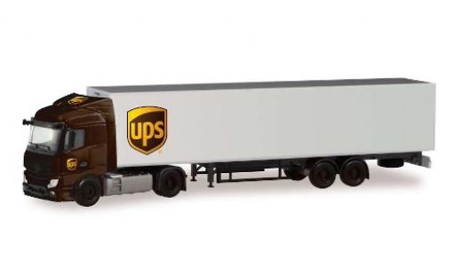 Mercedes Actros 1/87 Herpa Streamspace 2.3 UPS wagon conteneur-tracteur diecast model cars