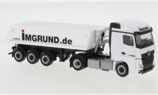 Diecast model cars Mercedes Actros 1/87 Herpa Streamspace 2.5 Imgrund Schmitz Kipp-Sattelzug Mercedes Actros 1/87 Herpa Streamspace 2.5 Imgrund Schmitz Kipp-Sattelzug diecast model cars