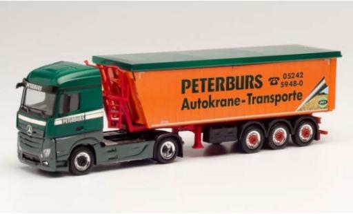 Mercedes Actros 1/87 Herpa Streamspace 2.5 Peterburs Stöffelliner-tracteur diecast model cars