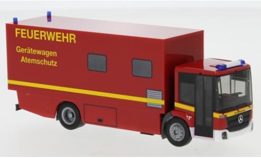 Mercedes Econic 1/87 Herpa Feuerwehr Gerätewagen Atemschutz wagon conteneur-Truck diecast model cars