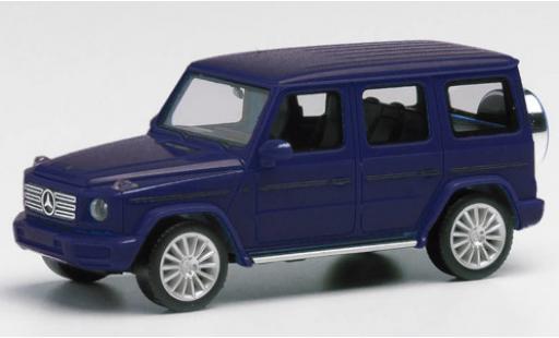 Diecast model cars Mercedes Classe G 1/87 Herpa metallic blue avec AMG-jantes Mercedes Classe G 1/87 Herpa metallic blue avec AMG-jantes diecast model cars