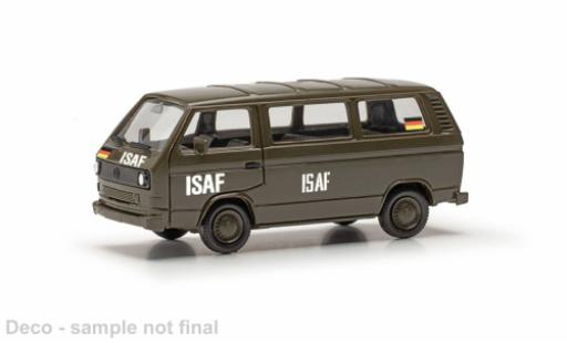 Volkswagen T3 1/87 Herpa Military bus ISAF diecast model cars