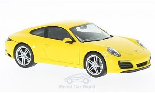 Diecast model cars Porsche 991 SC 1/43 Herpa 911 () Carrera 4 Coupe yellow Porsche 991 SC 1/43 Herpa 911 () Carrera 4 Coupe yellow diecast model cars