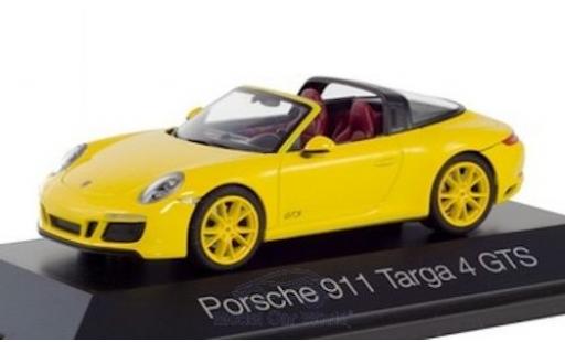 Diecast model cars Porsche 992 Targa 1/43 Herpa 911 Targa 4 GTS () yellow Porsche 992 Targa 1/43 Herpa 911 Targa 4 GTS () yellow diecast model cars