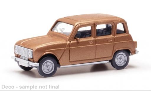 Renault 4 1/87 Herpa R metallise beige 1:87 diecast model cars