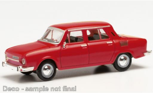 Skoda 110 1/87 Herpa L red diecast model cars
