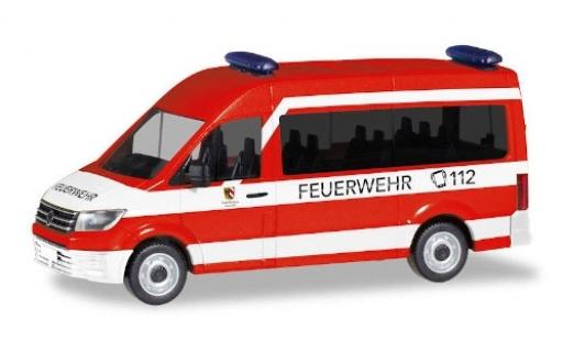 Volkswagen Crafter 1/87 Herpa BUS HD MTW Feuerwehr Nürnberg-Neundorf diecast model cars