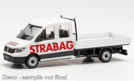 Diecast model cars Volkswagen Crafter 1/87 Herpa Doppelkabine Pritsche STRABAG Volkswagen Crafter 1/87 Herpa Doppelkabine Pritsche STRABAG diecast model cars