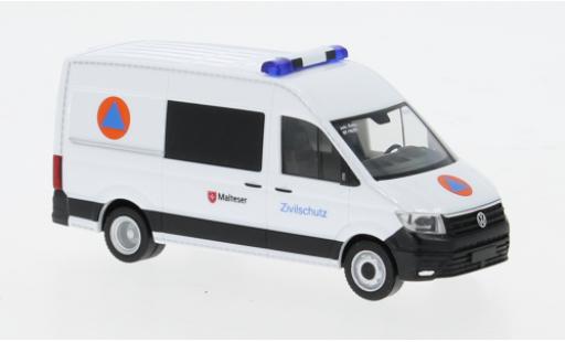 Volkswagen Crafter 1/87 Herpa Halbbus Malteser / Zivilschutz 1:87 diecast model cars