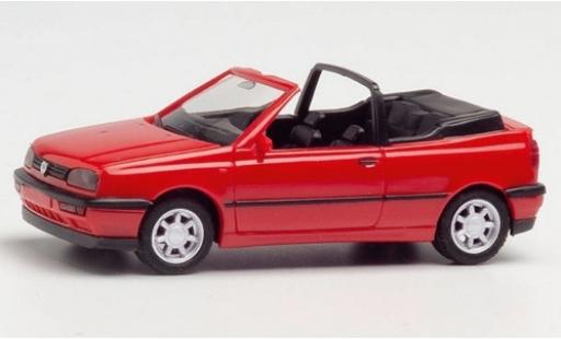Diecast model cars Volkswagen Golf 1/87 Herpa III Cabriolet red Volkswagen Golf 1/87 Herpa III Cabriolet red diecast model cars