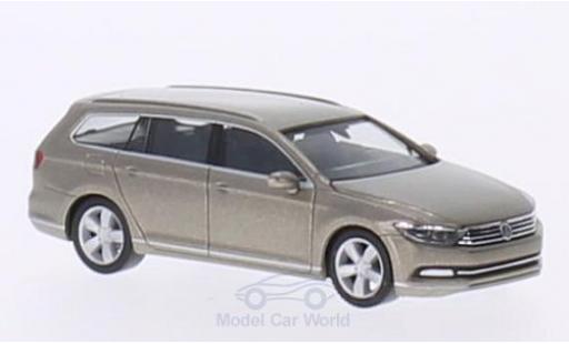 Volkswagen Passat 1/87 Herpa (B8) Variant metallic beige 2014 diecast model cars