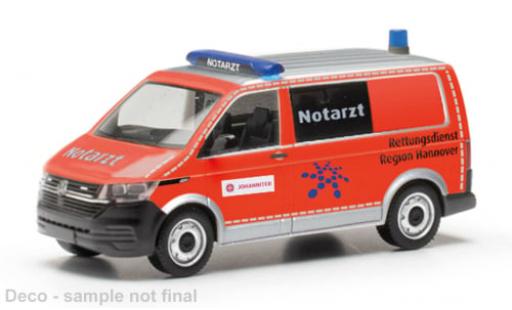 Volkswagen T6 1/87 Herpa .1 Bus Rettungsdienst Region Hannover/Johanniter 1:87 diecast model cars