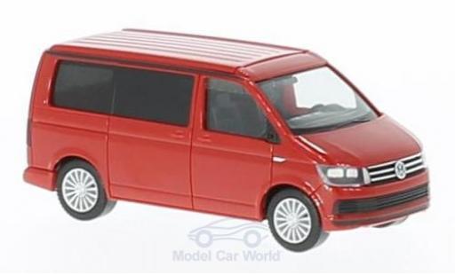 Diecast model cars Volkswagen T6 1/87 Herpa California red Volkswagen T6 1/87 Herpa California red diecast model cars