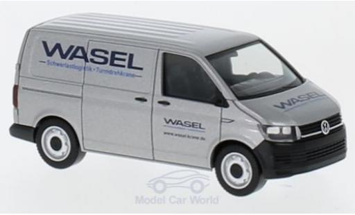 Diecast model cars Volkswagen T6 1/87 Herpa grey Wasel Krane Transporter Volkswagen T6 1/87 Herpa grey Wasel Krane Transporter diecast model cars