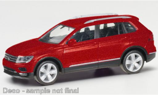 Diecast model cars Volkswagen Tiguan 1/87 Herpa metallic red Volkswagen Tiguan 1/87 Herpa metallic red diecast model cars
