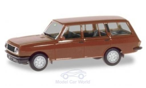 Diecast model cars Wartburg 353 1/87 Herpa Tourist brown 1984 Wartburg 353 1/87 Herpa Tourist brown 1984 diecast model cars