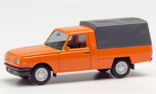 Diecast model cars Wartburg 353 1/87 Herpa Trans orange 1985 avec toile Wartburg 353 1/87 Herpa Trans orange 1985 avec toile diecast model cars