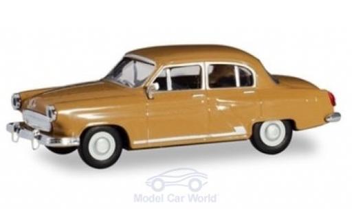 Wolga M21 1/87 Herpa brown diecast model cars