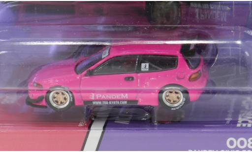 Honda Civic 1/64 Pop Race (EG6) by Pandem pink 1:64 diecast model cars