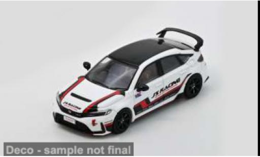 Honda Civic 1/64 INNO64 (FL-5) weiss/schwarz J'S Racing 1:64 diecast model cars