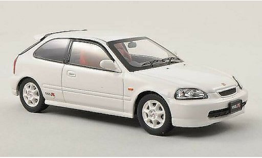 Honda Civic Type R 1/43 Ebbro (EK9) white RHD fruhe Ausfuhrung diecast model cars