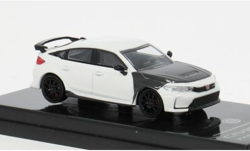 Diecast model cars Honda Civic Type R FL5 weiss/schwarz 2023 1/64 Para64