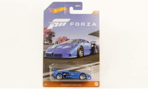 Bugatti EB110 1/64 Hot Wheels EB 110 SS blau Forza 1994 1:64 diecast model cars