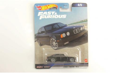Diecast model cars Bmw M5 1/64 Hot Wheels Premium (E34) black rapide & Furious 1991 Bmw M5 1/64 Hot Wheels Premium (E34) black rapide & Furious 1991 diecast model cars